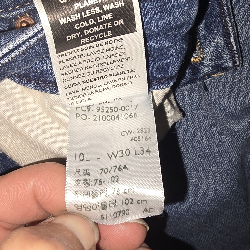 Signature by Levi Strauss Relaxed Fit Dark Blue Jeans